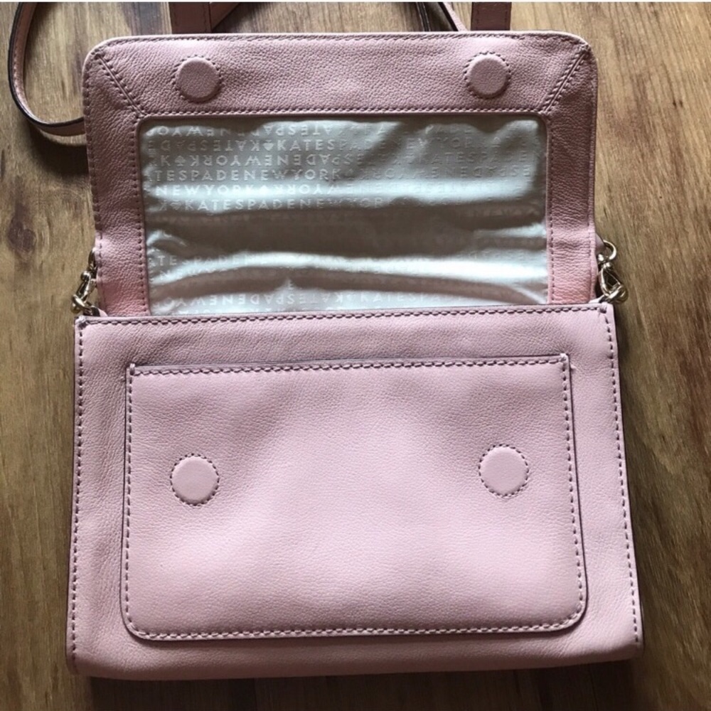 Kate Spade Allen Street Neil Pink Crossbody/Clutch - Picture 3 of 6